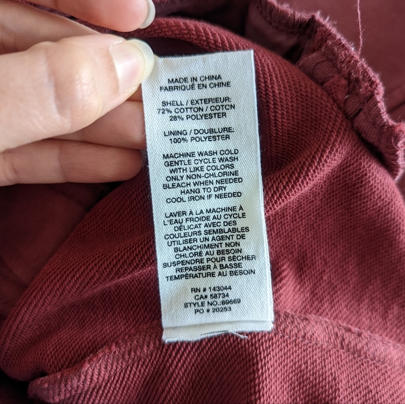 AVEC LES FILLES French Terry Mauve Pink Shacket Size Small - Picture 13 of 13